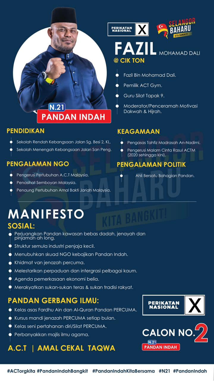 Profile Calon N21 Pandan Inda