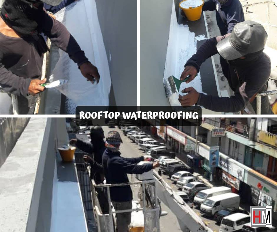 Waterproofing at Segama Rooftop