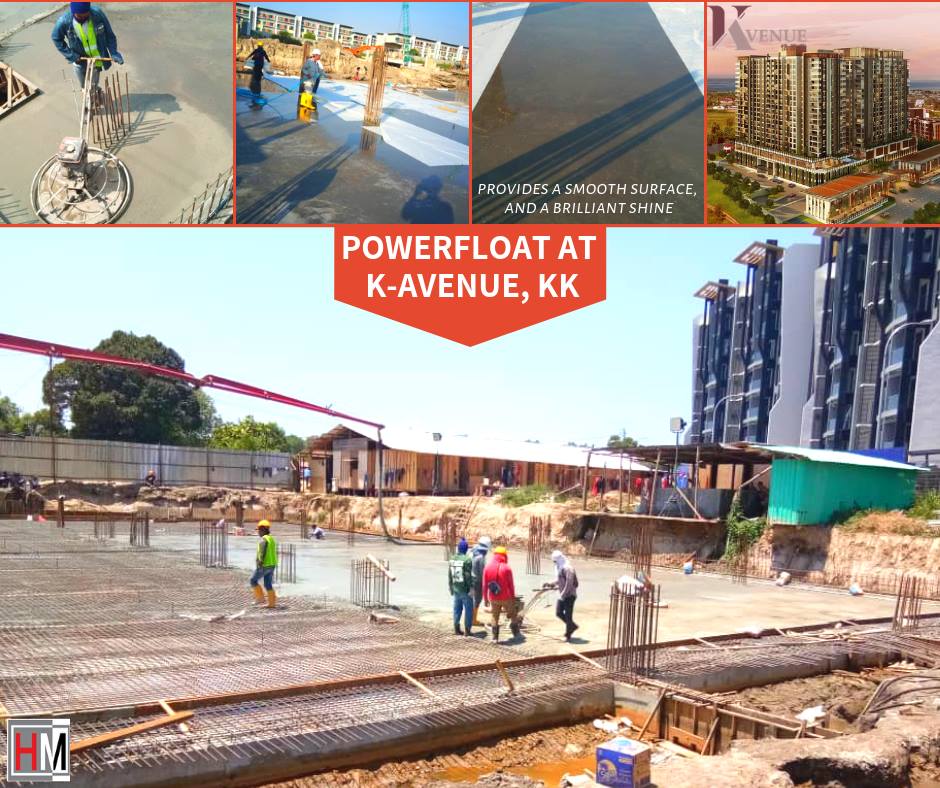 POWER FLOAT PROJECT REFERENCE AT K-AVENUE KOTA KINABALU