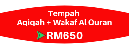 Tempah Aqiqah & Wakaf Al Quran Mekah