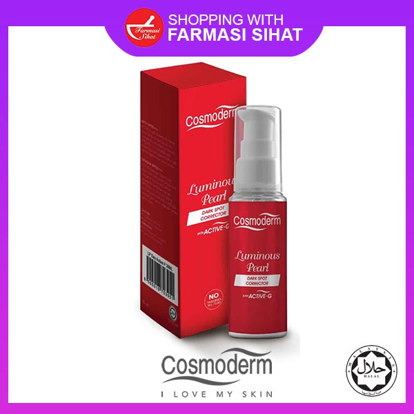 Cosmoderm Luminous Pearl Dark Spot Corrector 30 Ml Farmasi Sihat