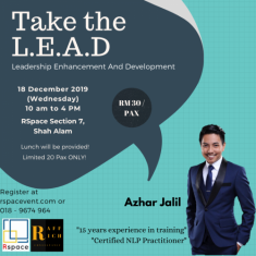 18 DEC 2019 : TAKE THE L.E.A.D 