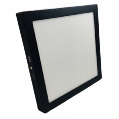 Surface Led 24watts square black frame ceiling light 