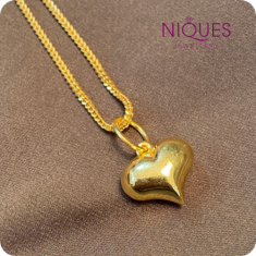 Heart High Polish Pendant 