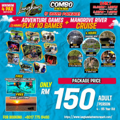 10 Games + Mangrove River Cruise / Per Person 
