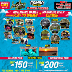 10 Games + Mangrove River Cruise / Per Person 